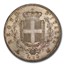 1871-M Italy Silver 5 Lire Emanuele II MS-64 PCGS