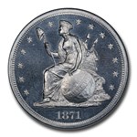 1871 Pattern Dollar PR-66 Cameo PCGS CAC (J-1143)