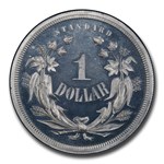 1871 Pattern Dollar PR-66 Cameo PCGS CAC (J-1143)