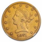 1871-S $10 Liberty Gold Eagle XF-45 NGC