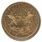 1871-S $20 Liberty Gold Double Eagle AU-53 PCGS