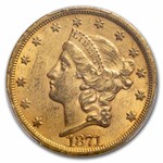 1871-S $20 Liberty Gold Double Eagle MS-61 PCGS