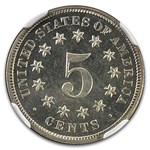 1871 Shield Nickel PF-66 Cameo NGC CAC