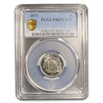 1871 Shield Nickel PR-67 Cameo PCGS