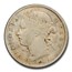 1871 Straits Settlements Silver 10 Cents AU-58 PCGS