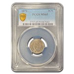 1871 Three Cent Nickel MS-65 PCGS