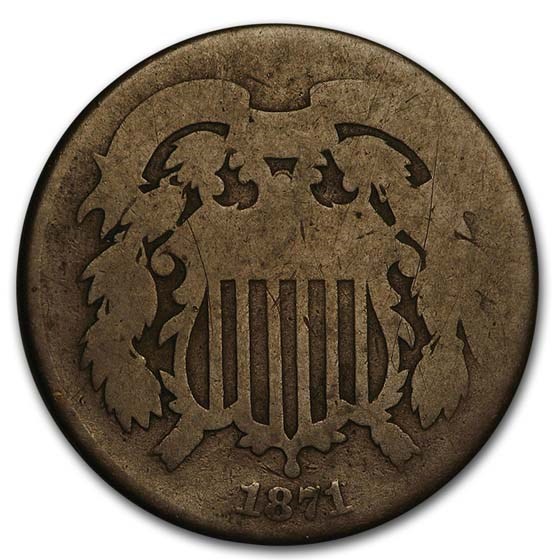 1871 Two Cent Piece AG 1871 Two Cent Piece AG