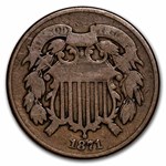 1871 Two Cent Piece VG