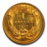 1872 $1 Indian Head Gold Dollar PR-65 PCGS