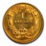 1872 $1 Indian Head Gold Dollar PR-65 PCGS
