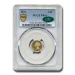 1872 $1 Indian Head Gold PR-63 PCGS CAC