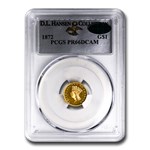 1872 $1 Indian Head Gold PR-66 DCAM PCGS CAC