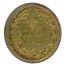 1872/1 Indian Round 25 Cent Gold AU-55 PCGS (BG-870)