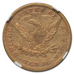 1872 $10 Liberty Gold Eagle AU-55 NGC