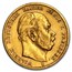 1872-1873 Germany Gold 10 Marks Prussia Wilhelm I Avg Circ