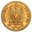 1872-1873 Germany Gold 10 Marks Prussia Wilhelm I Avg Circ