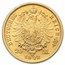 1872-1873 Germany Gold 20 Marks Saxony Johann AU