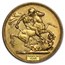1872-1887-M Australia Gold Sovereign Young Victoria Avg Circ