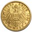 1872-1895 Germany Gold 20 Marks Baden Friedrich Avg Circ