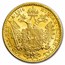 1872-1914 Austria Gold 1 Ducat Francis Joseph I AU-BU