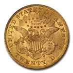 1872 $20 Liberty Gold Double Eagle MS-63 PCGS