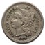 1872 3 Cent Nickel VF