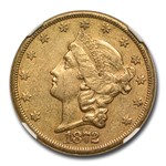 1872-CC $20 Liberty Gold Double Eagle AU-55 NGC