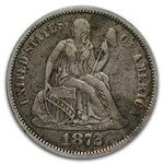 1872-CC Liberty Seated Dime VF-25 PCGS