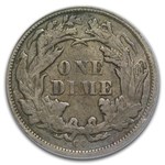 1872-CC Liberty Seated Dime VF-25 PCGS