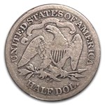 1872-CC Liberty Seated Half Dollar AG-3 PCGS