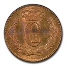 1872 Denmark Skilling MS-64 PCGS (Red/Brown)