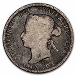 1872-H Canada 25 Cents Good