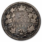 1872-H Canada 25 Cents Good