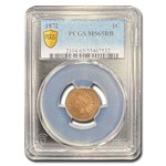 1872 Indian Head Cent MS-65 PCGS (Red/Brown)