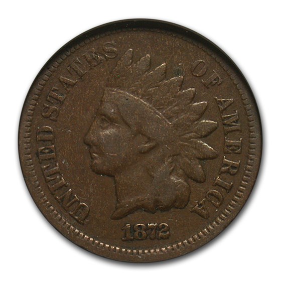 1872 Indian Head Cent VG-10 NGC 1872 Indian Head Cent VG-10 NGC