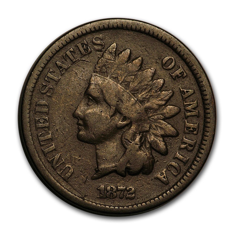 1872 Indian Head Cent VG