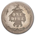 1872 Liberty Seated Dime Good