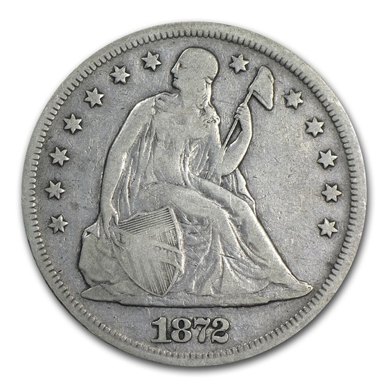 1872 Liberty Seated Dollar VF 1872 Liberty Seated Dollar VF