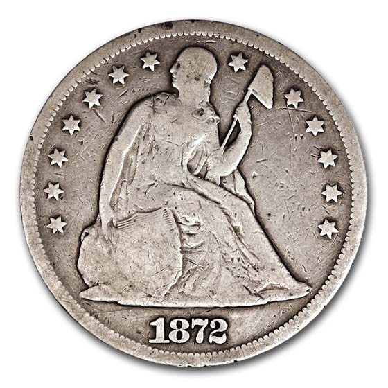 1872 Liberty Seated Dollar VG 1872 Liberty Seated Dollar VG