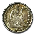 1872 Liberty Seated Half Dime MS-64 PCGS CAC