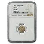 1872 Liberty Seated Half Dime VF-35 NGC (DDO)