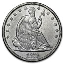 1872 Liberty Seated Half Dollar AU