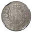 1872-M Italy Silver 5 Lire Emanuele II AU-55 NGC