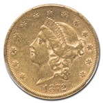 1872-S $20 Liberty Gold Double Eagle XF-45 PCGS