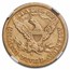 1872-S $5 Liberty Gold Half Eagle XF-45 NGC