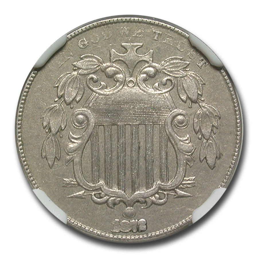 1872 Shield Nickel AU-53 NGC