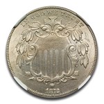 1872 Shield Nickel MS-65 NGC CAC