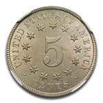 1872 Shield Nickel MS-65 NGC CAC