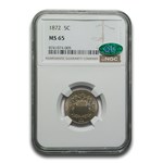 1872 Shield Nickel MS-65 NGC CAC