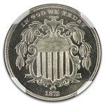 1872 Shield Nickel PF-67 NGC